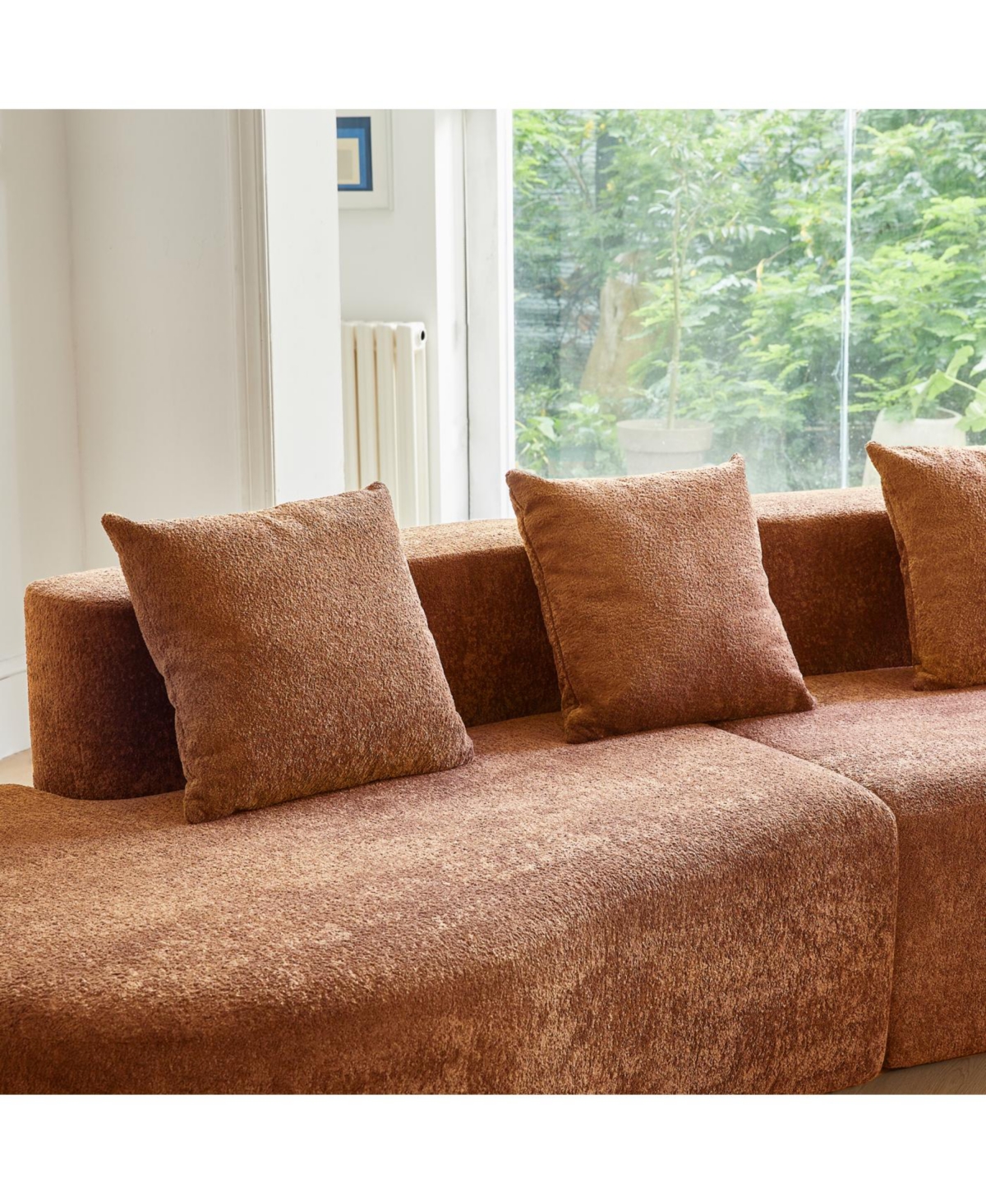 Streamdale Furniture Streamdale Modern Curved Sectional Sofa, 5-Seater Couch for Living Room Home Decor