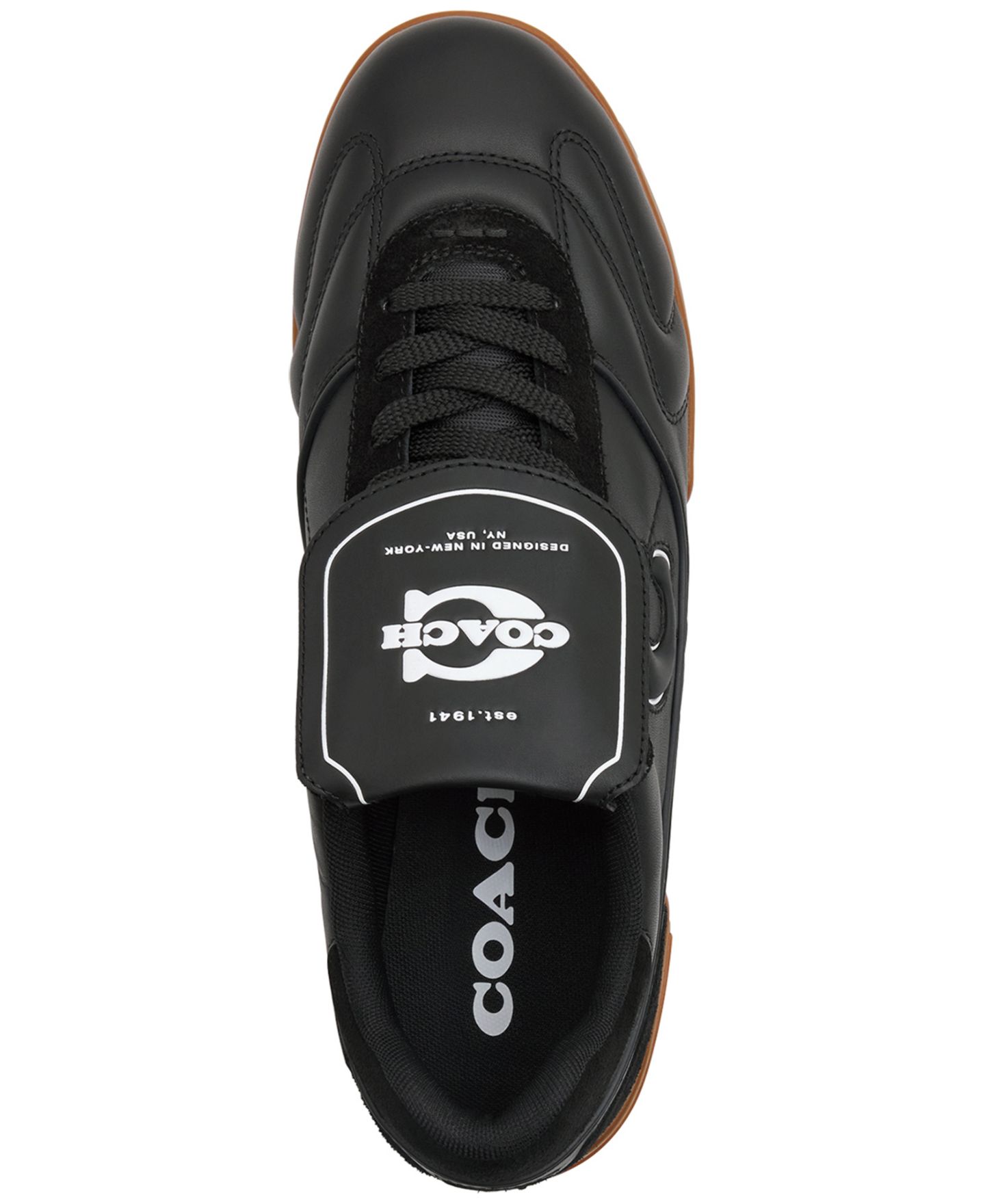 Мужские кроссовки COACH Match Lace-Up, цвет: Чёрный — фото 7
