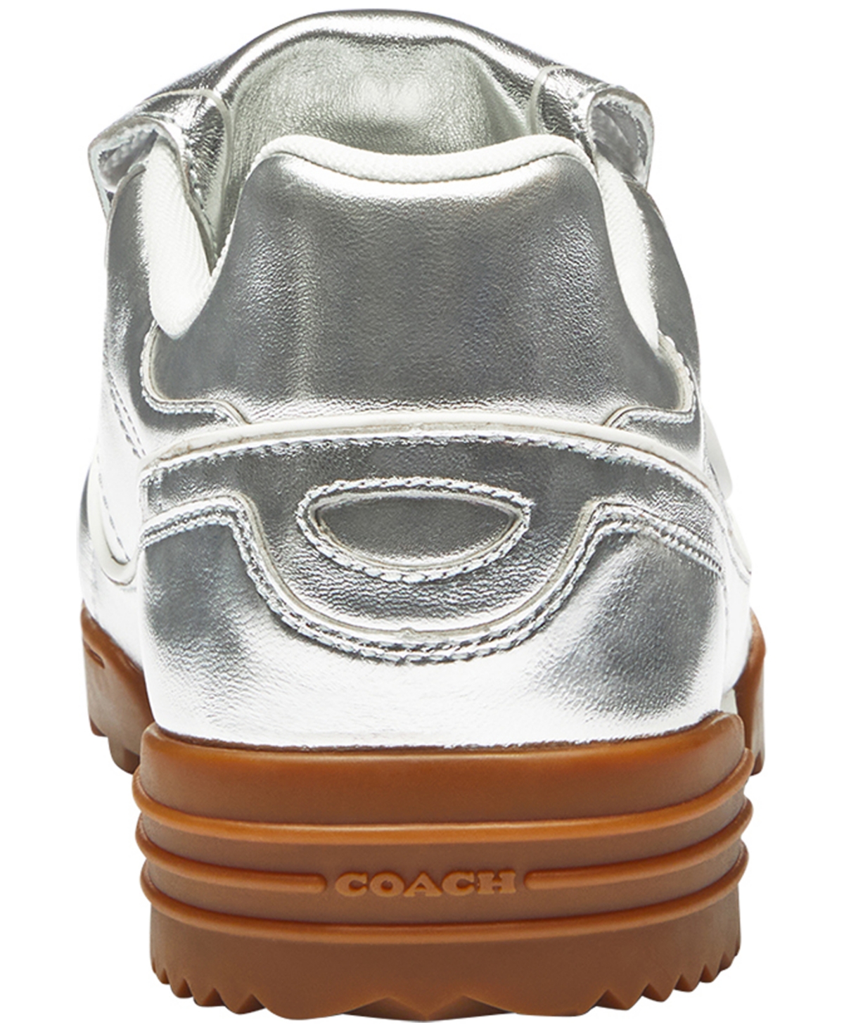 Coach Men's Match Metallic Leather Lace-Up Sneakers
