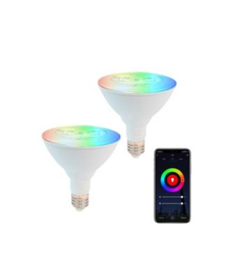 LB2 Smart Wifi Light Bulb PAR38 E26 Dimmable Recessed (2-Pack)