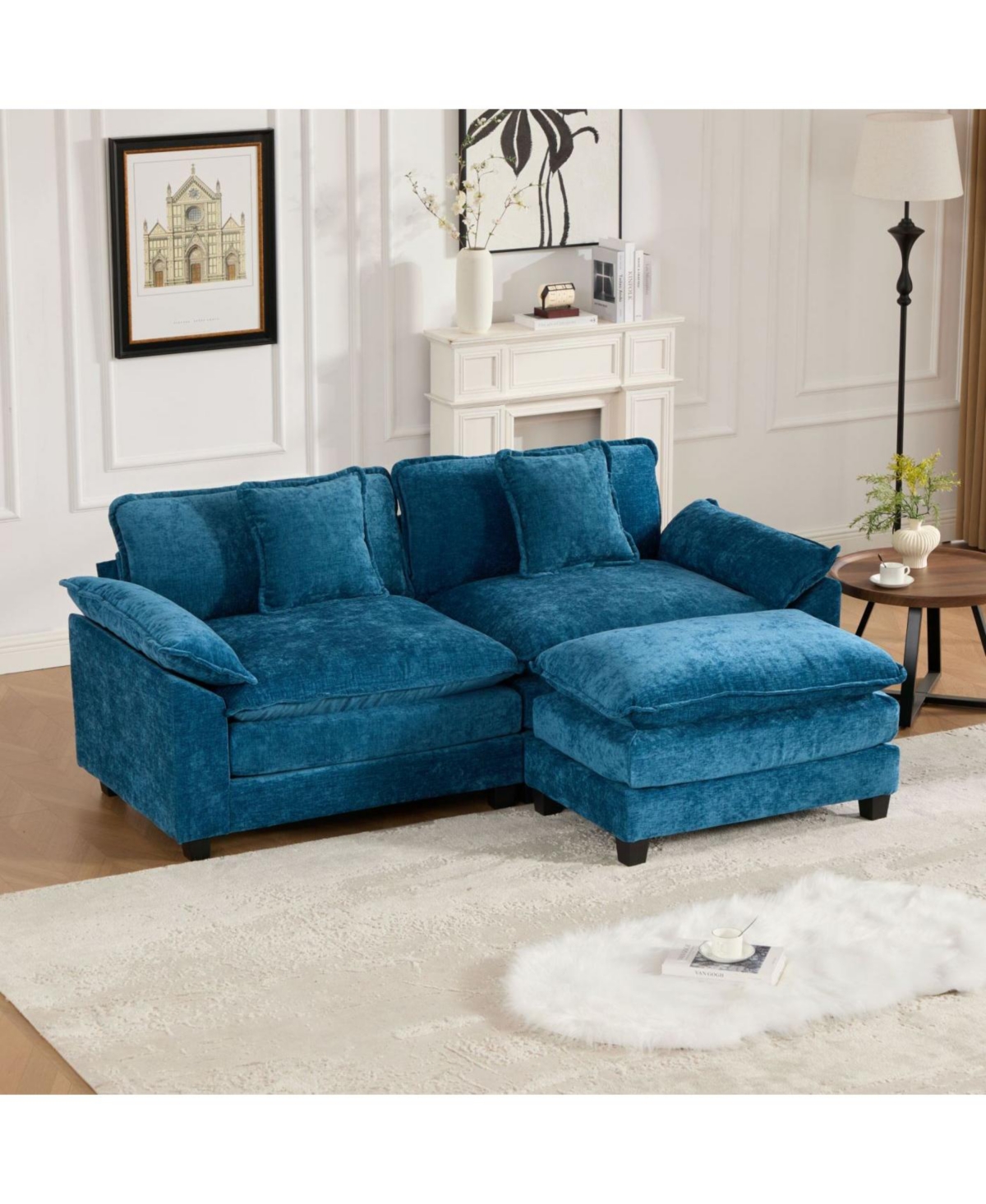 Streamdale Furniture Streamdale Cloud Couch: Ultimate Comfort Chenille Sofa with Ergonomic Support