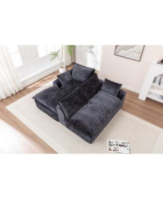 Streamdale 103" Cloud Sectional Couch with L-Shape Chaise, Modern Modular Sofa