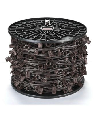 1000Ft C9 Christmas Light Spool Set Commercial UL Listed Light Sockets