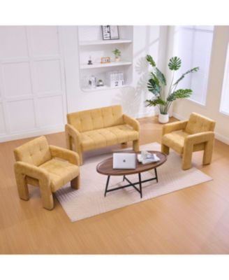 Nordic Modern Double Armchair Sofa for Living Room & Bedroom