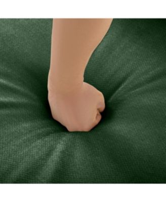 Elegant Green Chenille U-Shaped Sofa with Storage Seat and Ottoman