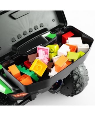 6V Kids Ride-On ATV with Spray Function, Music, and Rear Storage Box