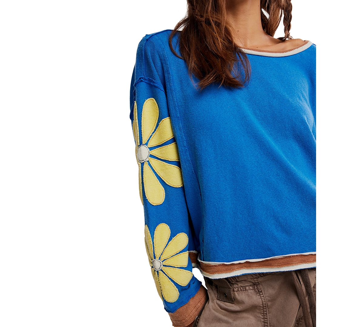 Free People Women's You're A Star Cotton Sweatshirt