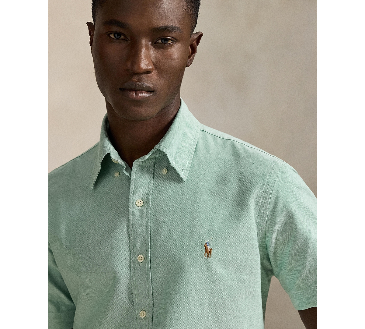 Polo Ralph Lauren Men's Classic-Fit Short-Sleeve Oxford Shirt