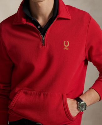 Men's Long-Sleeve Collared Sweatshirt