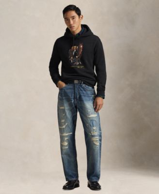 Men's Long-Sleeve Bear Fleece Hoodie