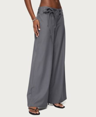 Women's Willard Baggy Lace Up Belt Pants