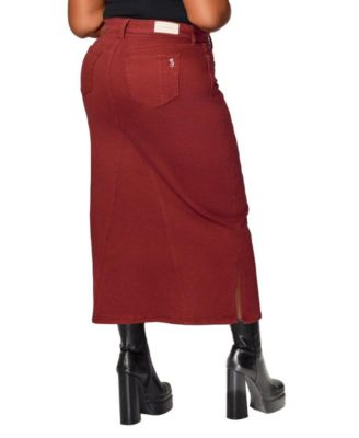 Women's Color Maxi Skirt