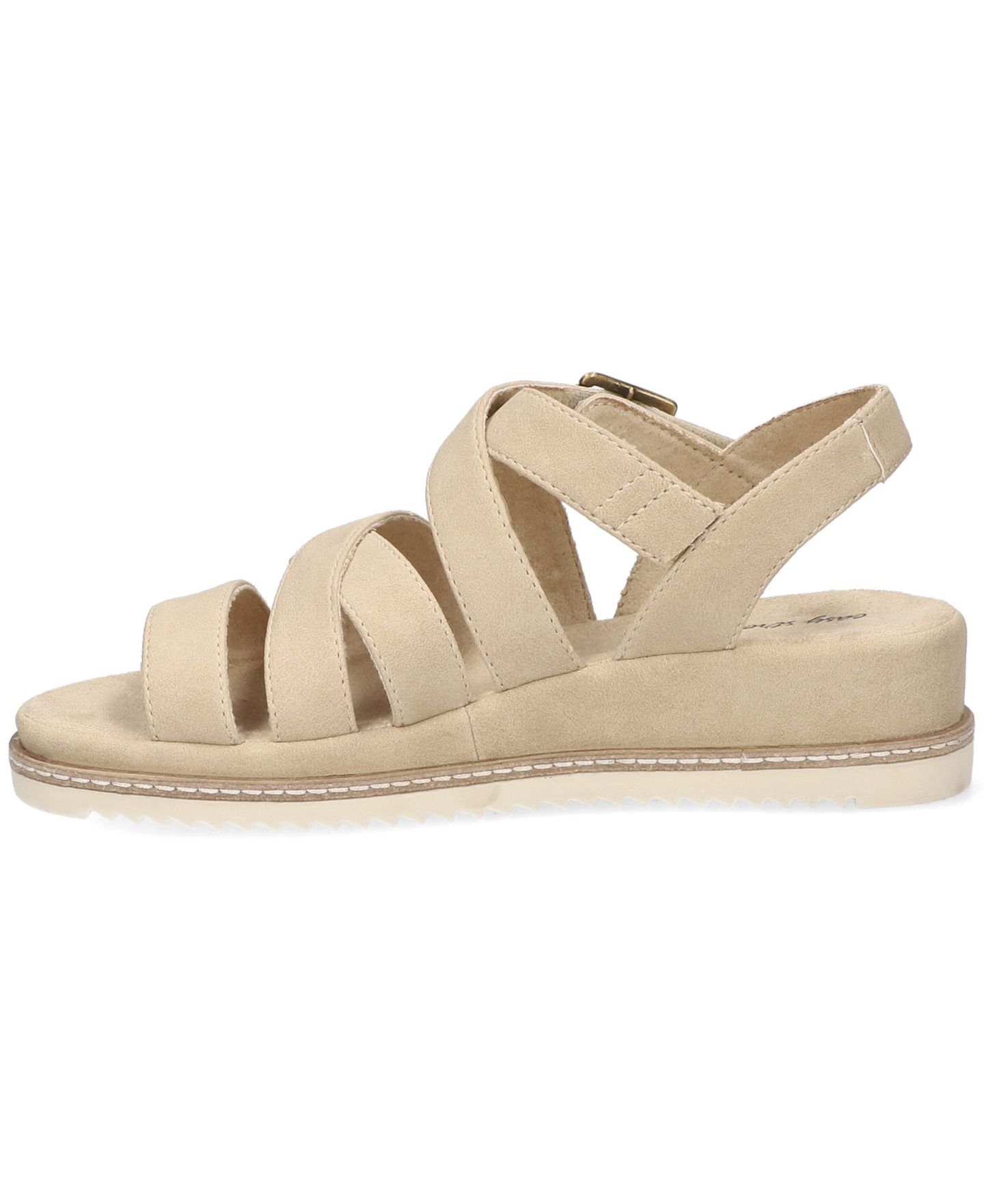 Женские сандалии Easy Street Madeline Platform Wedge, цвет: Бежевый — фото 7