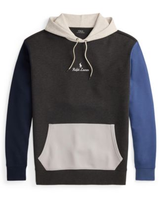 Men's Big & Tall Long-Sleeve Logo Double-Knit Hoodie