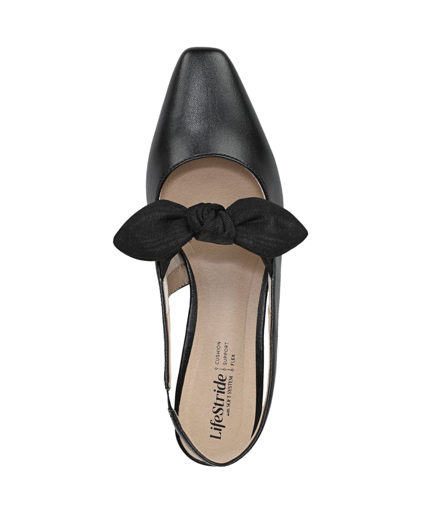 Женские туфли LifeStride Lucia Slingback Pumps, цвет: Чёрная искусственная кожа — фото 4