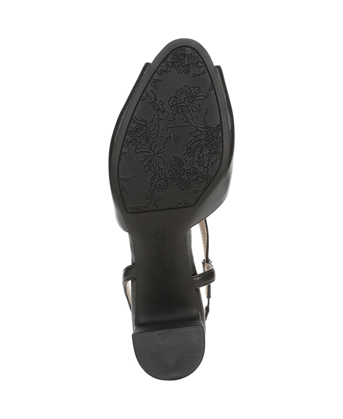 Женские туфли LifeStride Theo Peep Toe, цвет: Чёрная искусственная кожа — фото 5
