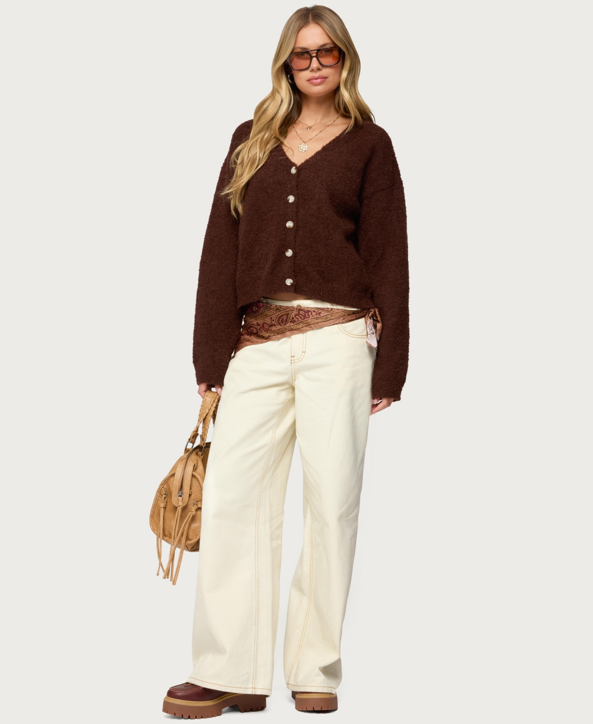 Edikted Women's Jade Knitted Cardigan