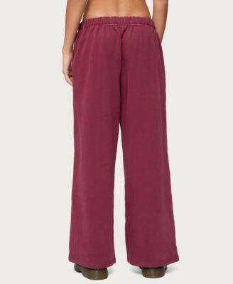 Women's Basic Girl Wide Leg Sweatpants