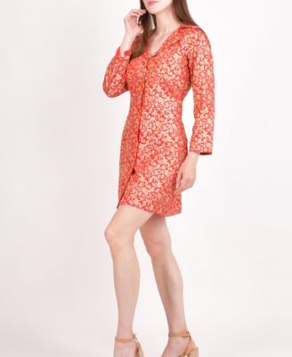 Women's Clara Silk Jacquard Blazer Dress
