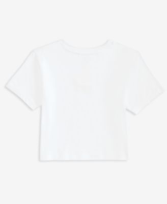 Girls' 4-6X Boxy Crewneck T-Shirt and Scooter Shorts, 2-Piece Set