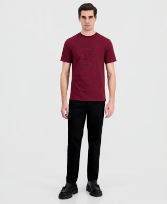 Men's Rhinestone Outlined Karl Tee