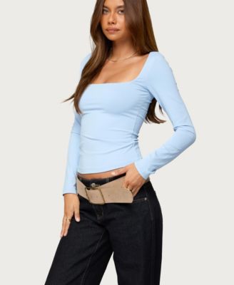 Women's Lovie Fitted Square Neck Top