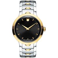 Movado Swiss Luno Two-Tone PVD Men's Bracelet Watch