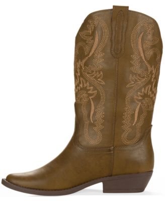Women's Denise Block Heel Western Boots, Macy's Exclusive
