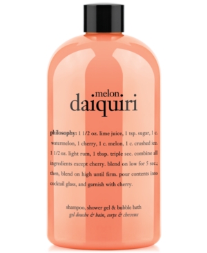 philosophy melon daquiri 3-in-1 shampoo shower gel and bubble bath 16 oz