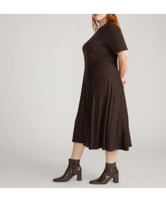 Plus Size Devi Liquid Jersey Dress