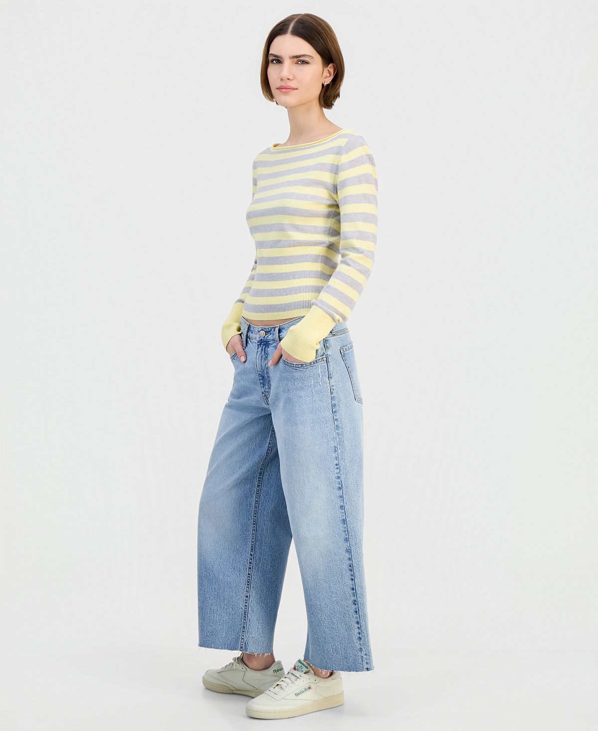 Celebrity Pink Juniors' Raw-Hem Wide-Leg Jeans view 7 — MAYCSS fashion products