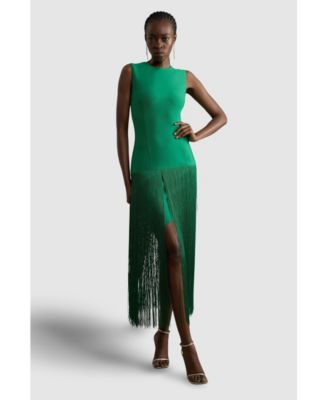 Women's Tassel Hem Knitted Dress