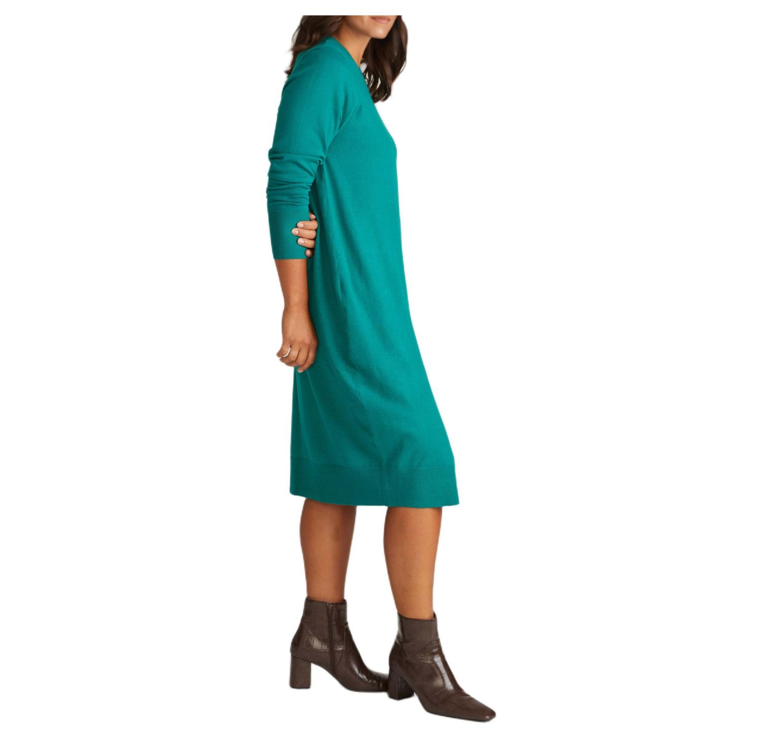 Plus Size Fine Knit Everyday Sweater Dress