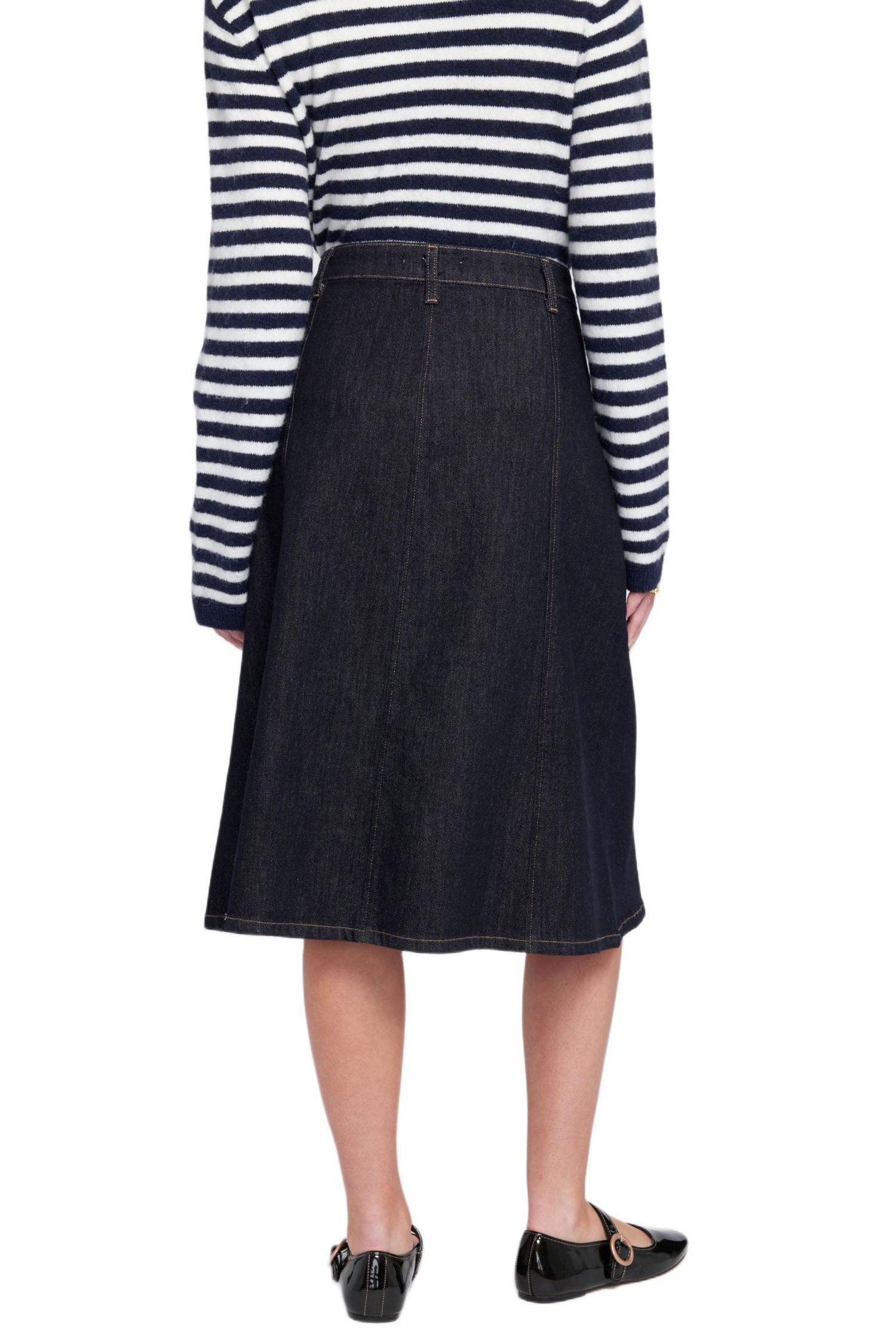 Women's Denim Midi Skirt