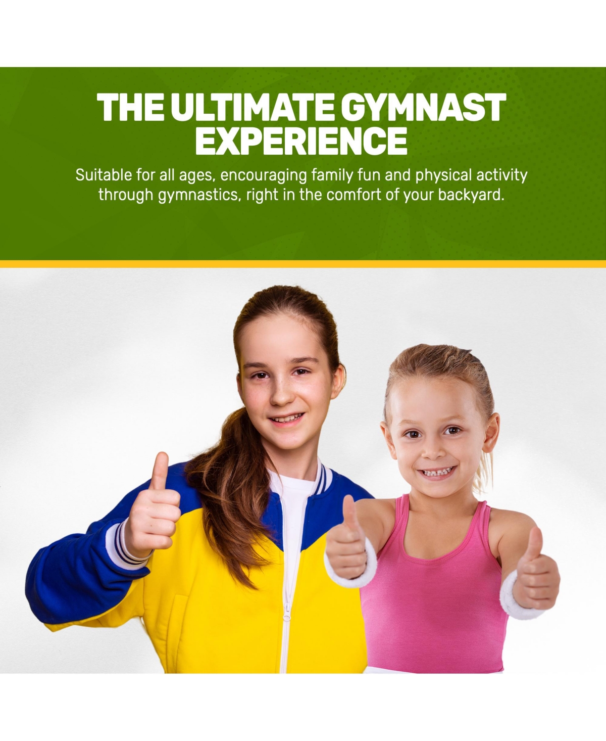 Jumpking Pro-Series 13ft Square Trampoline - Double the Springs, Patented V-shaped Spring Arrangement, Comfort Weave Jumping Pad (Black/Orange)