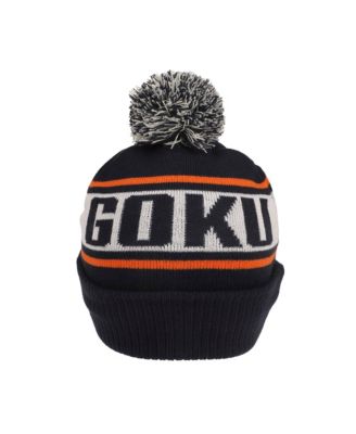 Men's Goku Kanji Blue Cuff Beanie