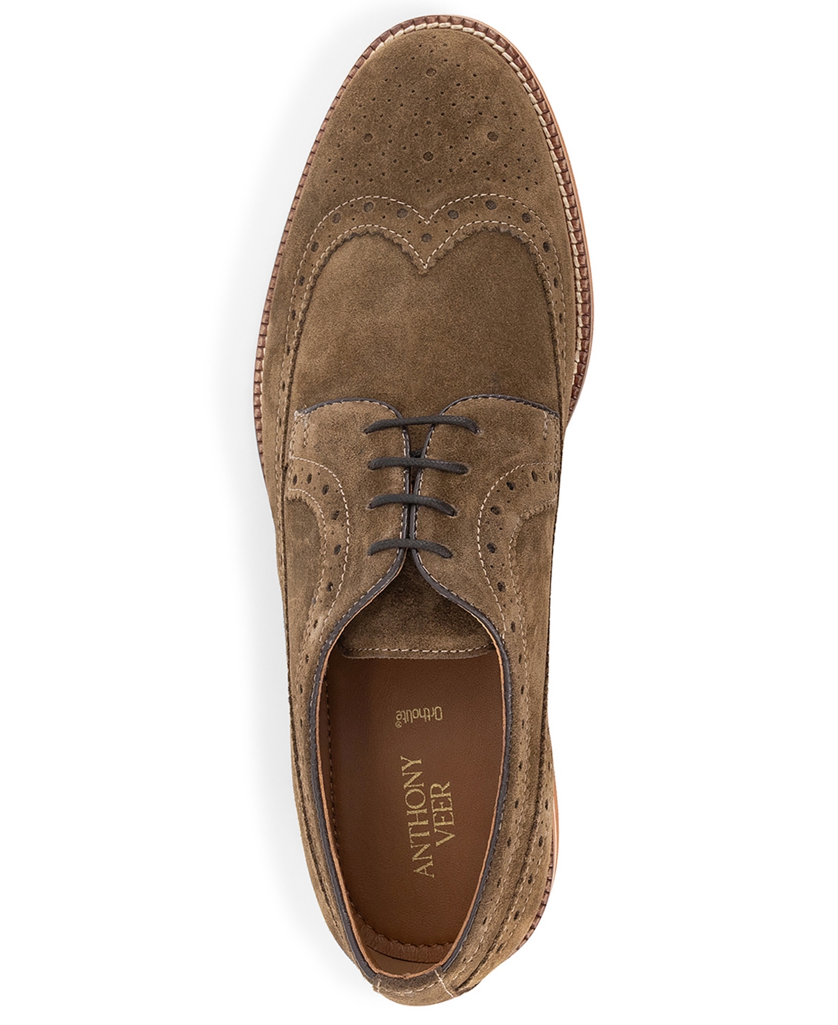 Anthony Veer Men's Hamilton Wingtip Lace-Up Derby Shoes