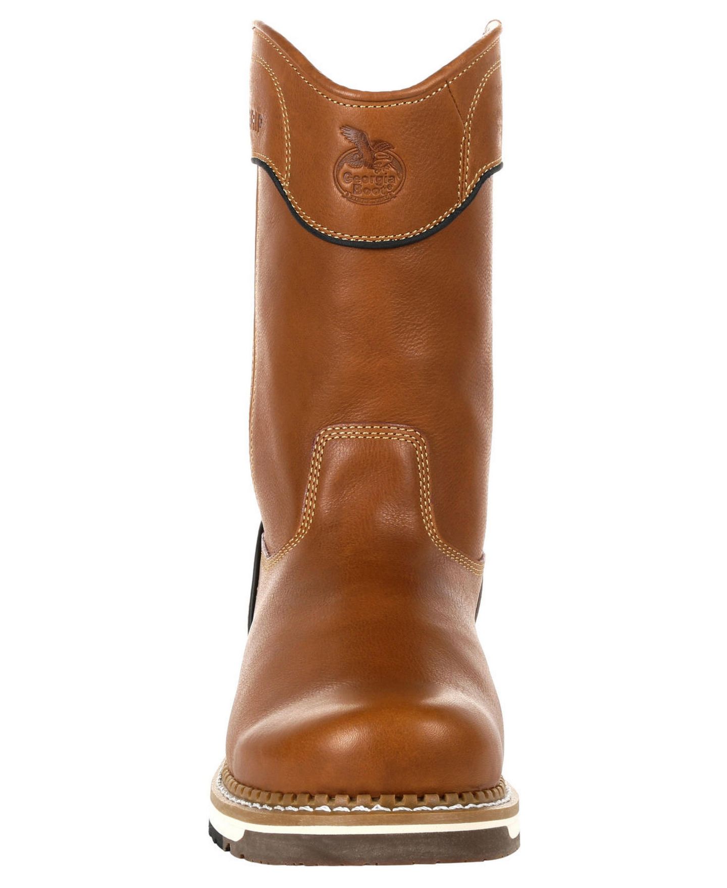Мужские ботинки GEORGIA BOOT Amp LT Wedge Pull On Work Boot, цвет: Коричневый — фото 8