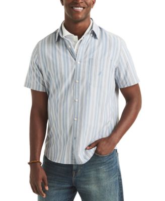 Nautica - Men's Striped Classic Fit Shirt