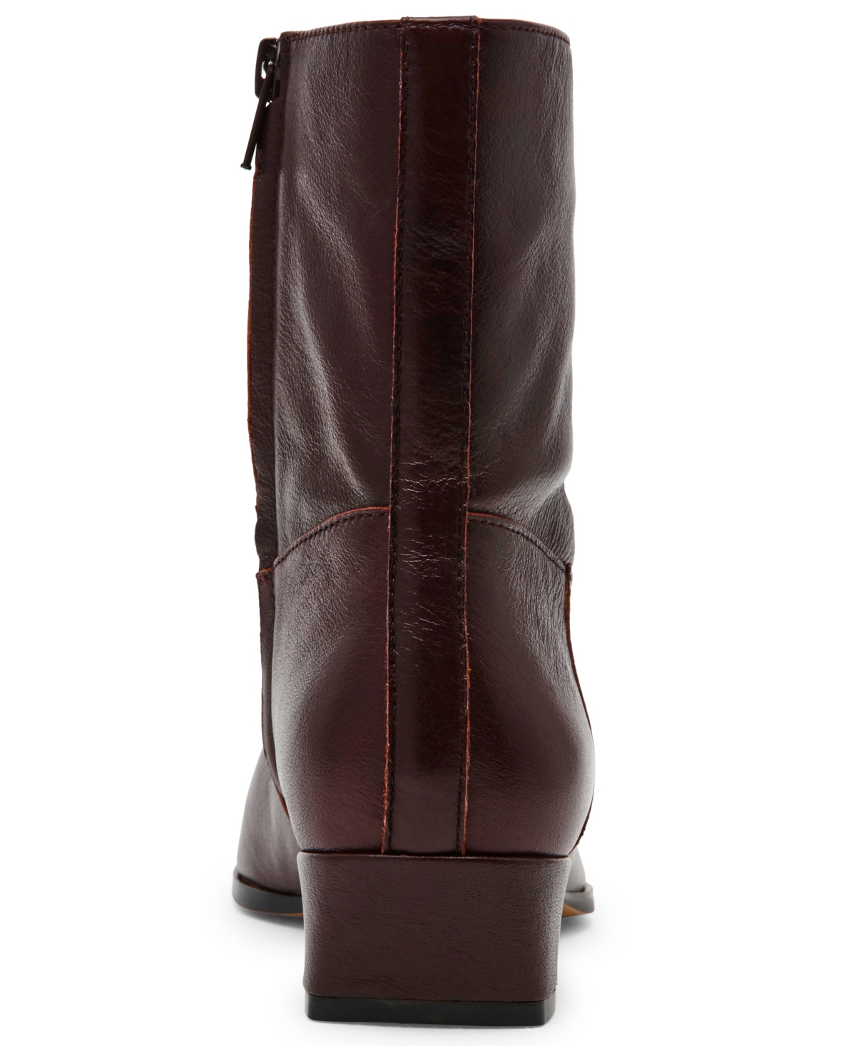 Steve Madden Women's Dusty Block-heel Booties In Burgundy