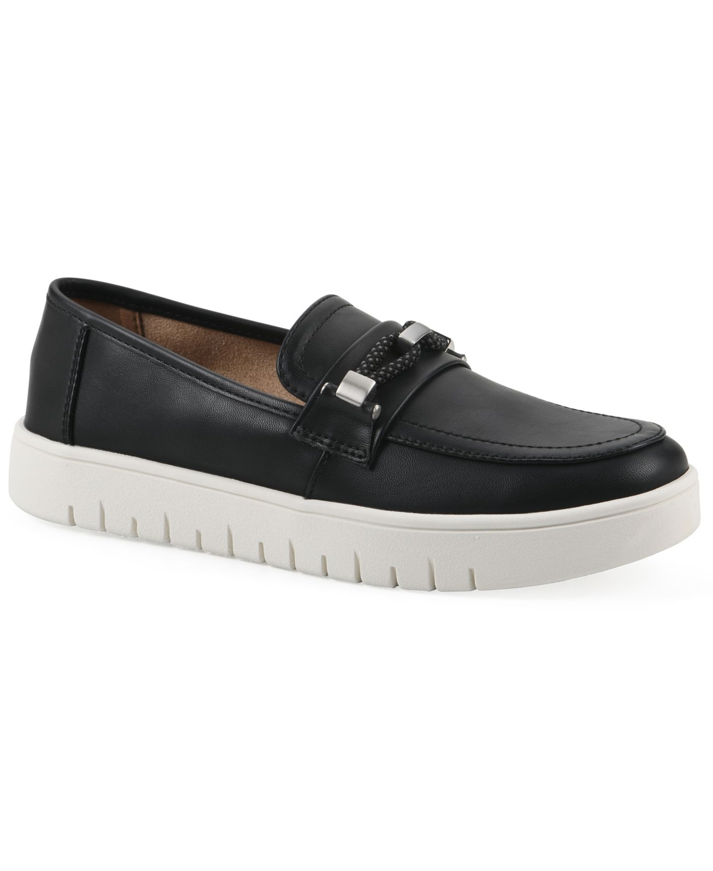 Женские туфли White Mountain Naathan FOM Recovery Penny Loafer, цвет: Чёрный — фото 1