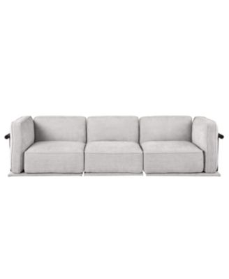 Streamdale Modular fabric sofa set with ottomans