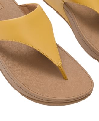 Women's Lulu Leather Toe-Thongs Sandals