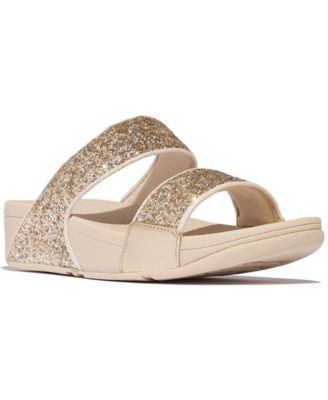 Women's Lulu Multi-Tonal Glitter Wedge Sandals 