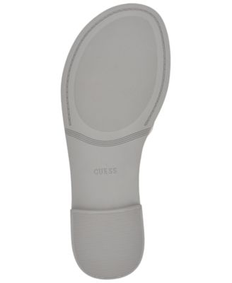 Women's Elyho Jelly Cutout Logo Flat Sandals