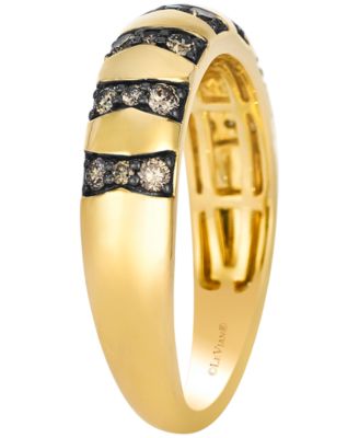 Chocolate Diamond Ring (0.30 ct. t.w.) in 14k Honey Gold