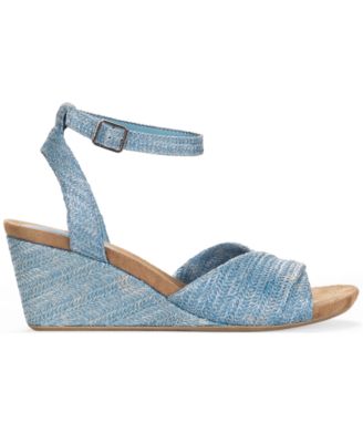 Women's Milliee Round Toe Wedge Sandals, Macy's Exclusive