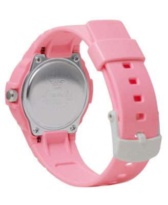 Women's Japanese Quartz Pink Resin Watch 34.7mm