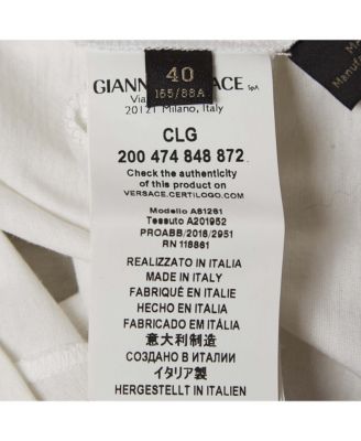 Women's White Logo Print Cotton T-Shirt