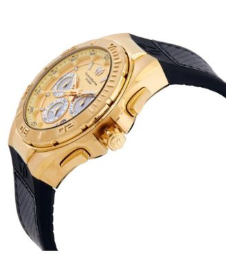 Men's TM-117004 Cruise  Quartz Chronograph Gold, Silver Dial Watch